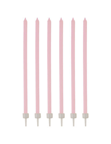 16 finom rózsaszín rózsaszín gyertya bobákkal 12 cm