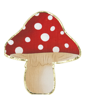 16 db piros és fehér gomba alakú papírszalvéta 29 x 32 cm