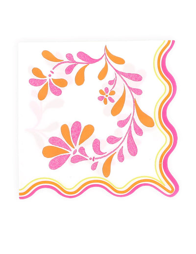 16 serviettes en papier Pink Limonade 33 x 33 cm