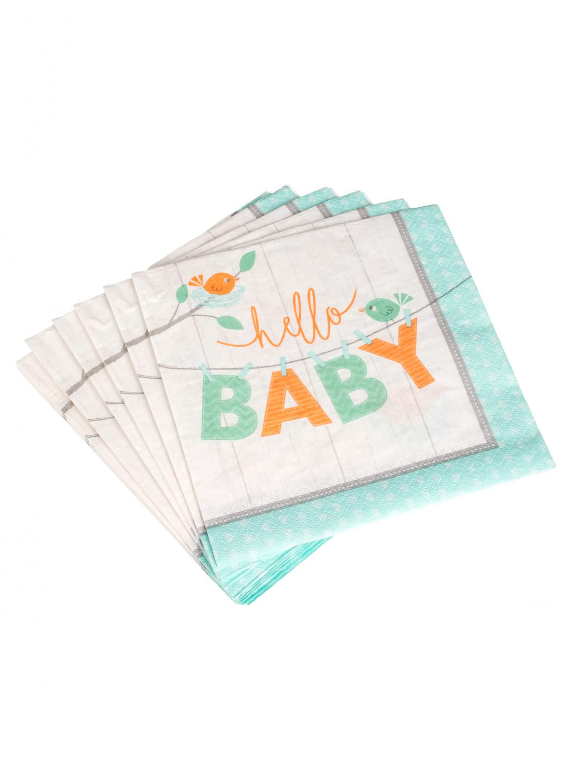 Több hello baby madaras papírszalvéta babaváróra