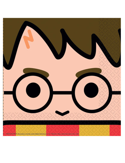 16 db kawaii Harry Potter™ papírszalvéta 33 x 33 cm 