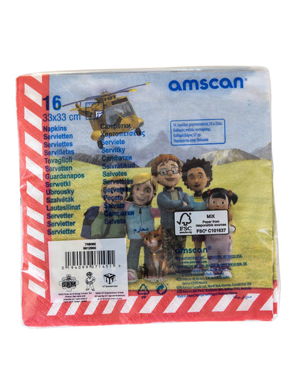 16 SAM papírtörülköző a tűzoltó 33 x 33 cm -re