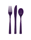 Violet Vaisselle Jetable