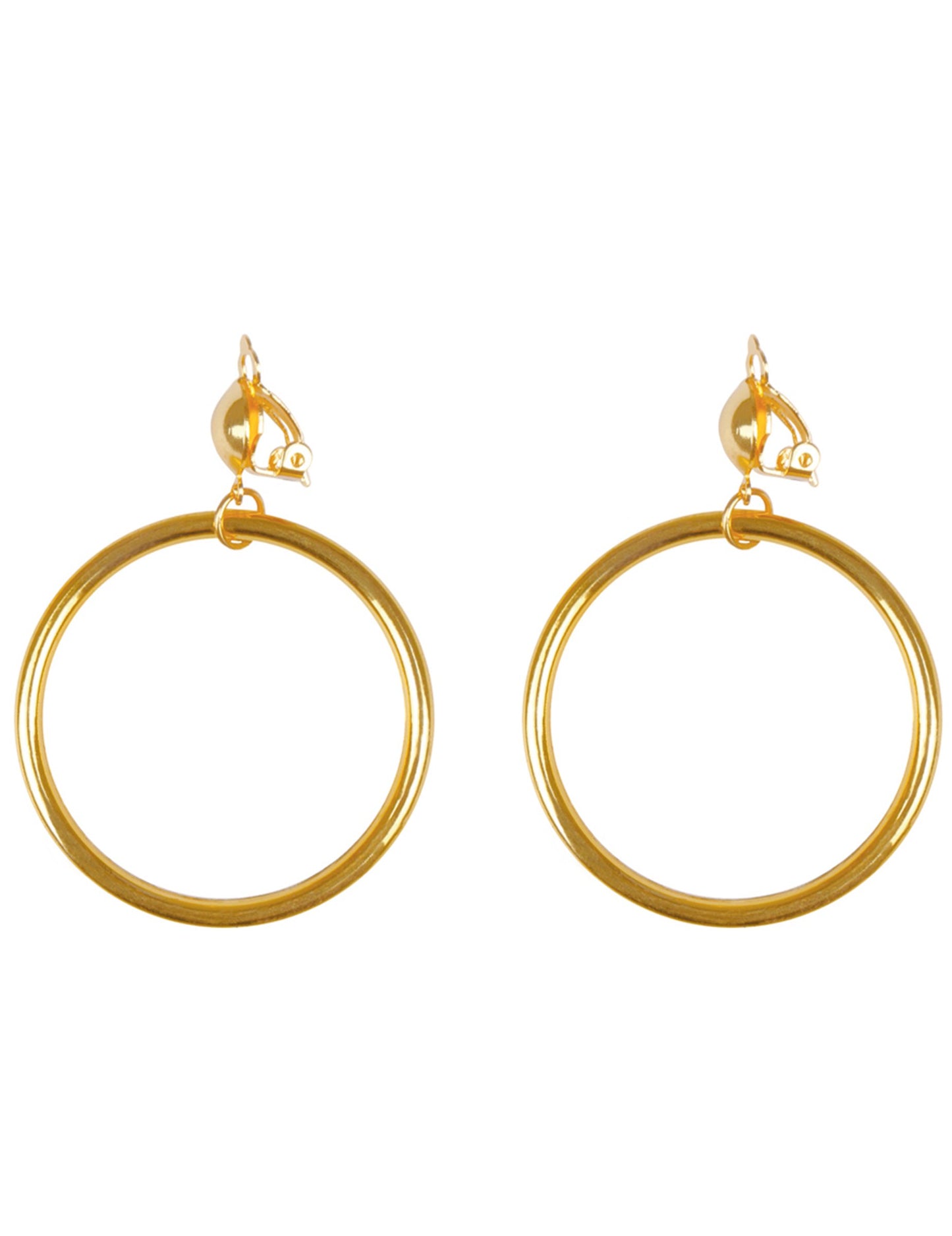 Boucles d'oreilles pirate pour adulte dorées à clips