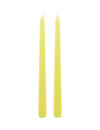 2 db sárga gyertyaszál 25 cm