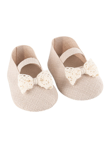 2 db bébi balerina alakú doboz 8,5 x 4,5 cm lenmaghatású krém