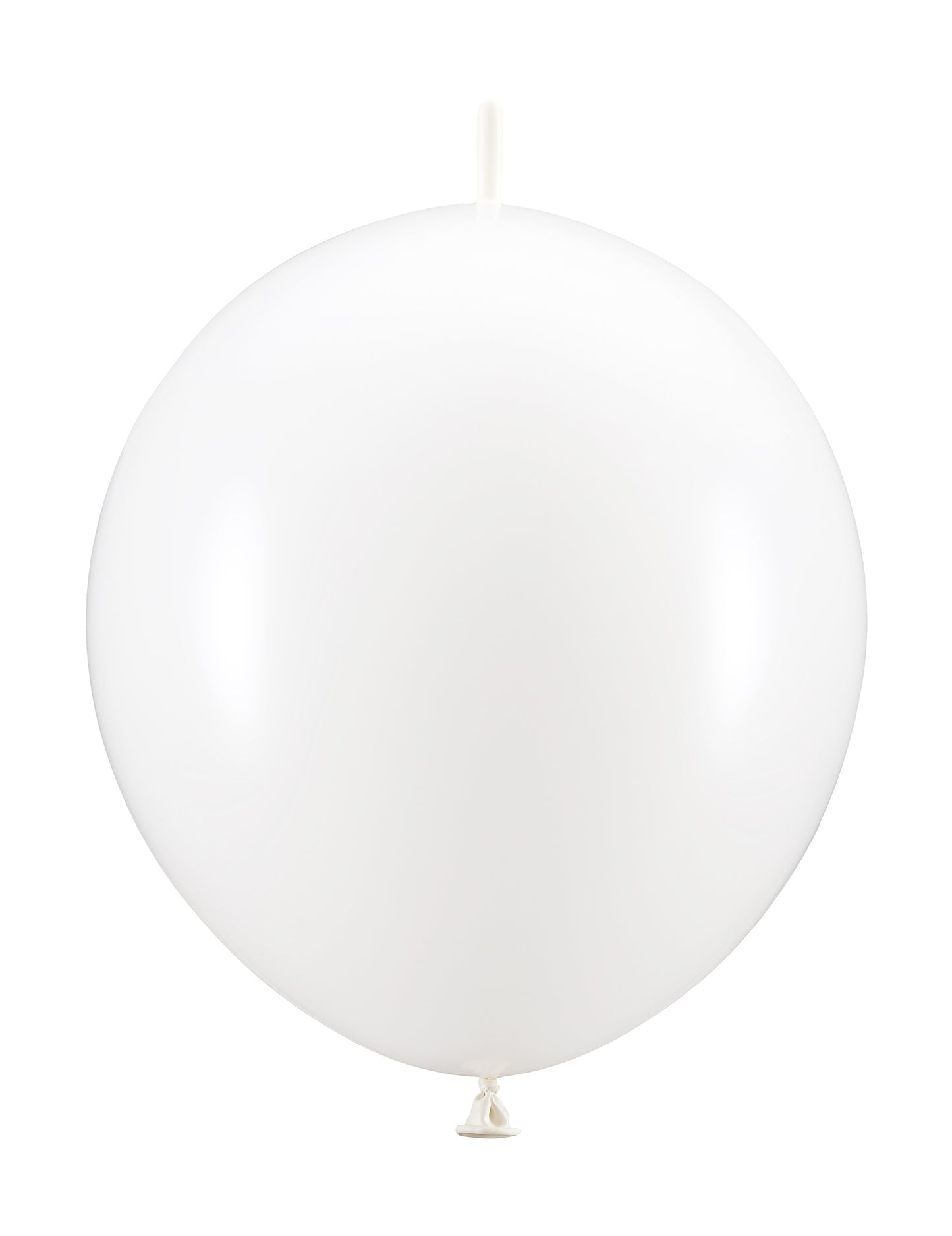 20 fehér összeköthető lufi 28 cm 