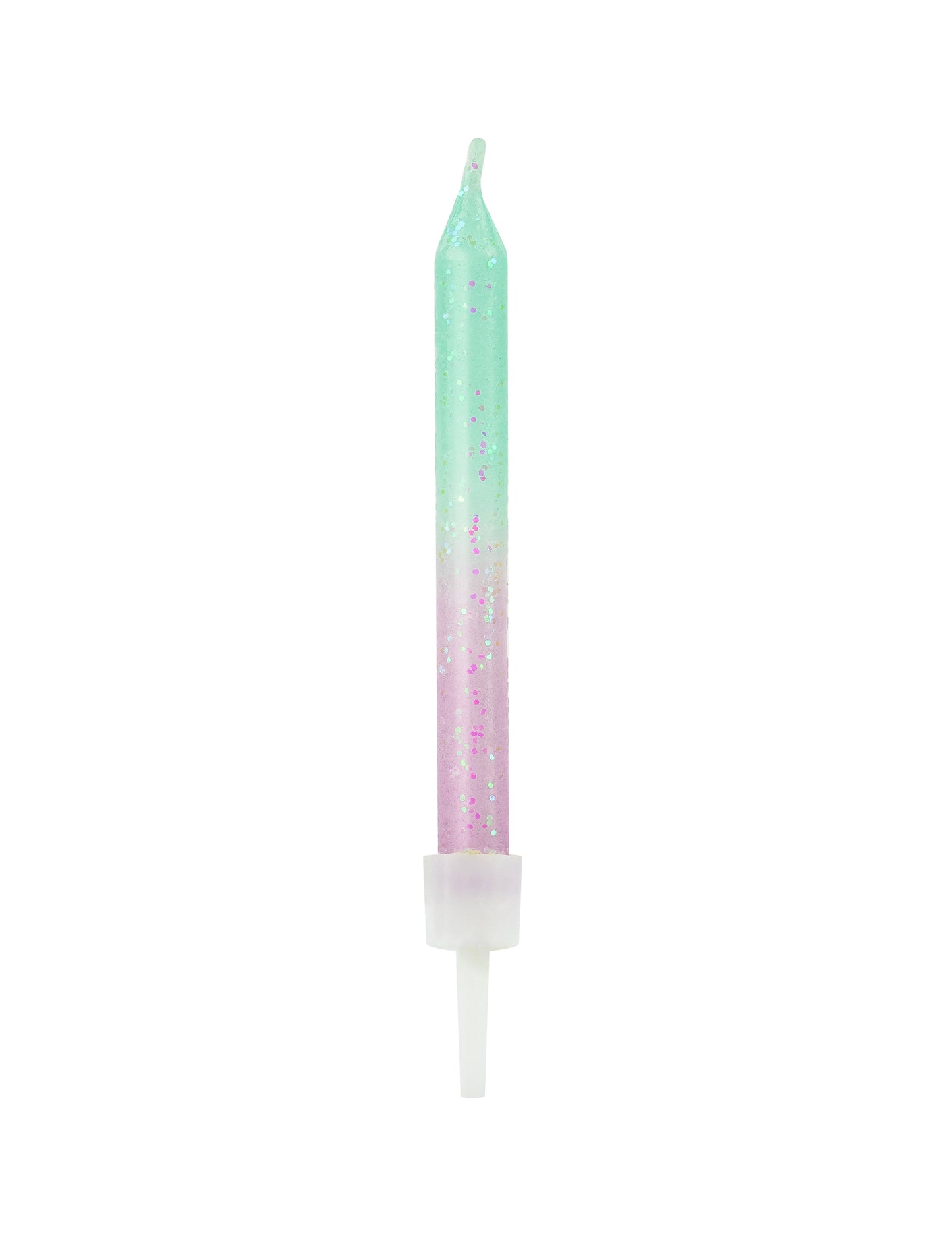 20 irizáló születésnapi gyertya 6 cm