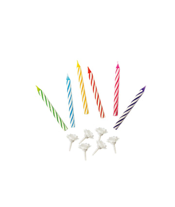 20 többszínű gyertya