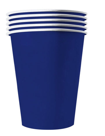 20 újrahasznosítható kék amerikai papír pohár 25 cl 