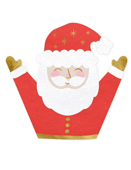 20 db kis Mikulás szalvéta 16 x 15 cm papír