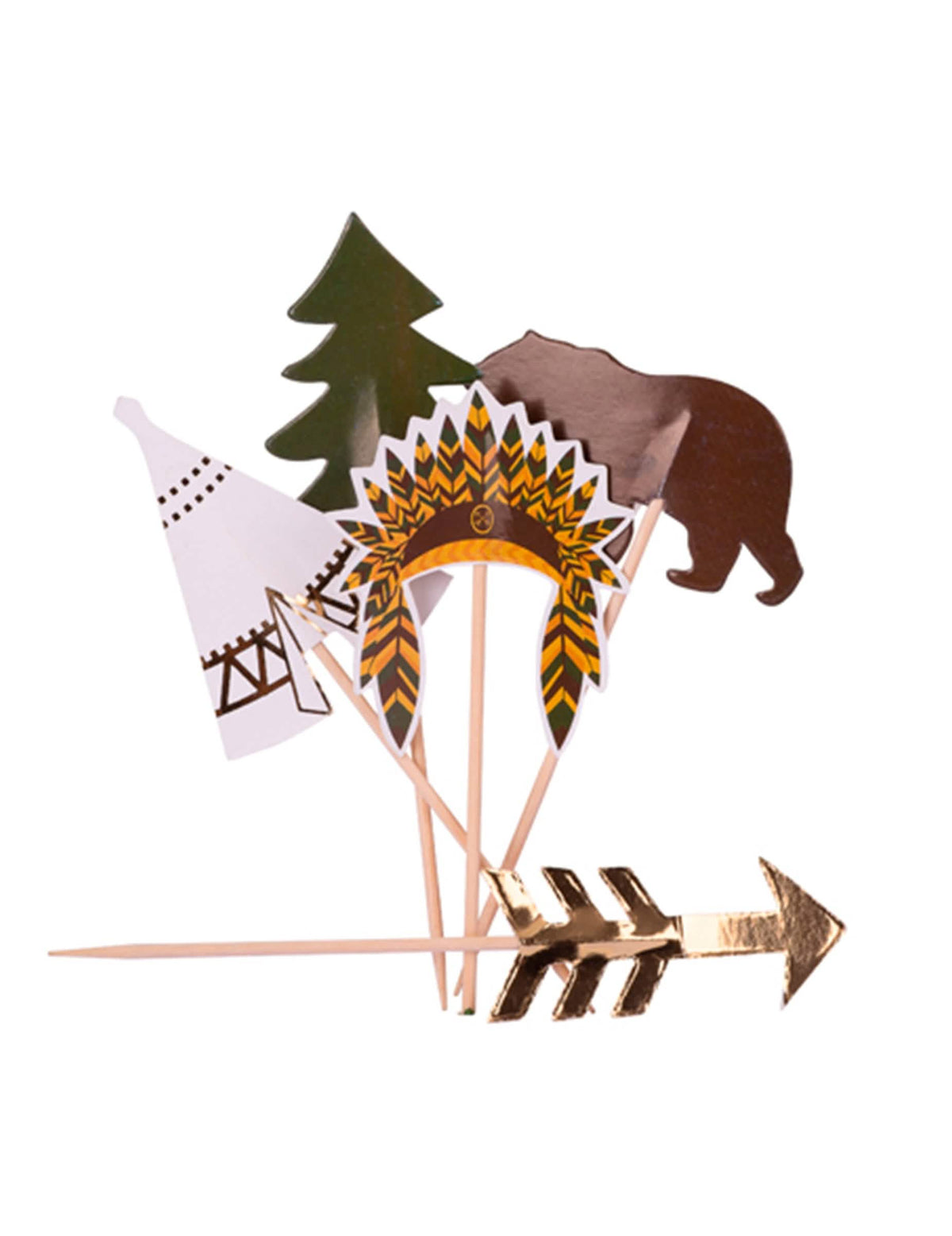 Indian Forest fa tortadíszek aranyozással