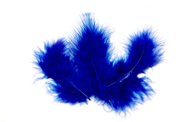 20 királykék dekorációs toll 10 x 4 cm esküvőre 
