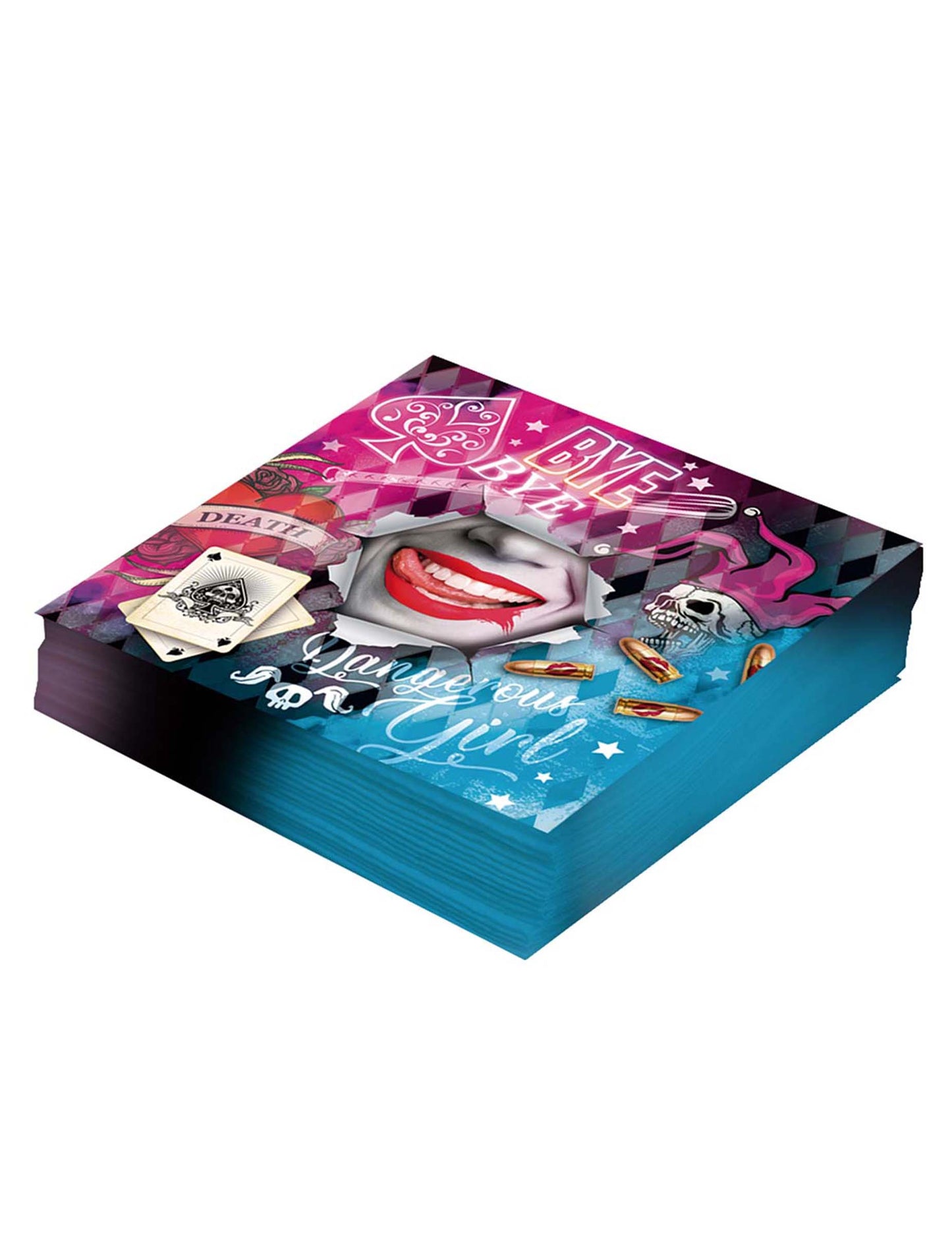 12 Törölköző veszélyes lány 16 x 16 cm