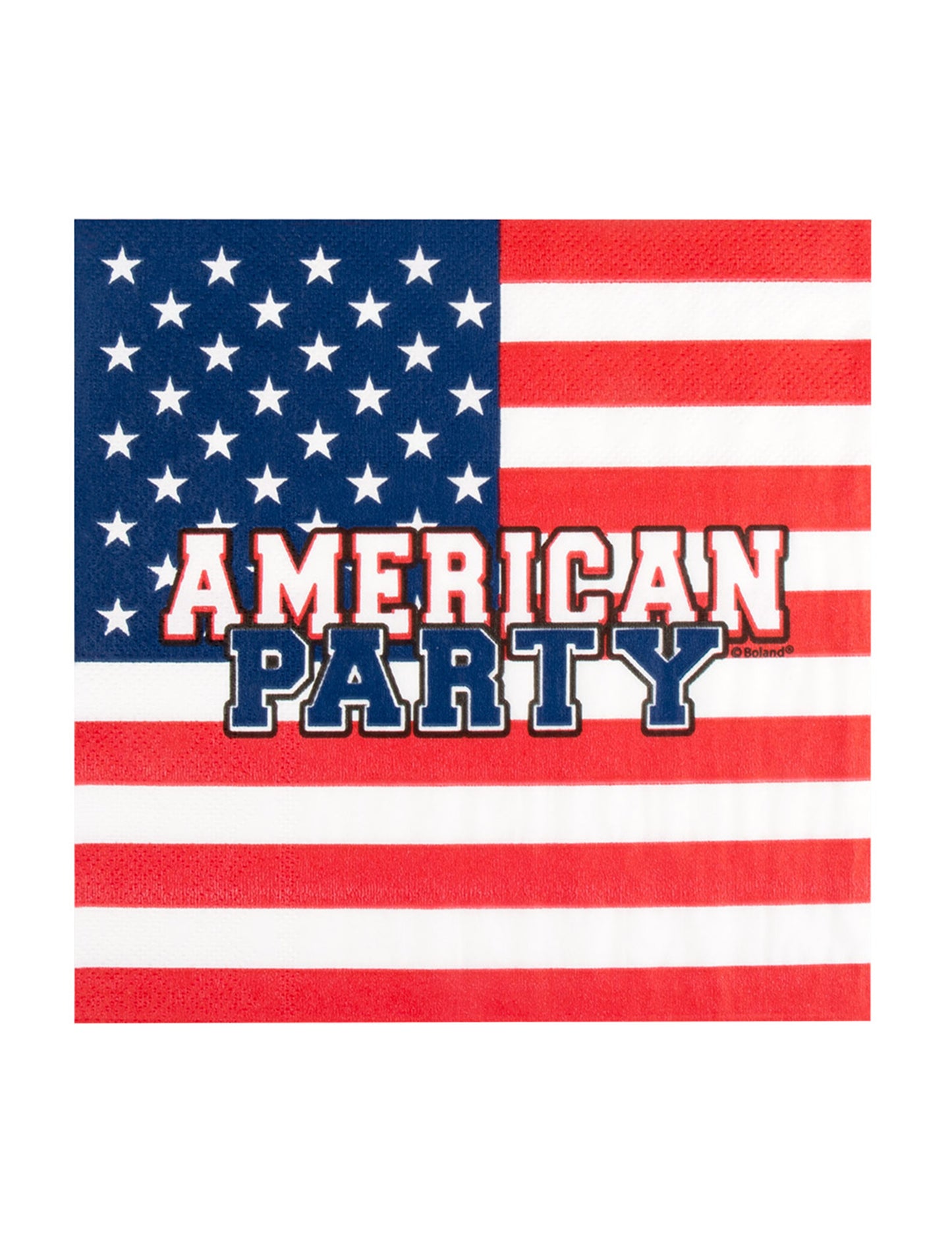 20 amerikai party papírtörülköző 33 x 33 cm