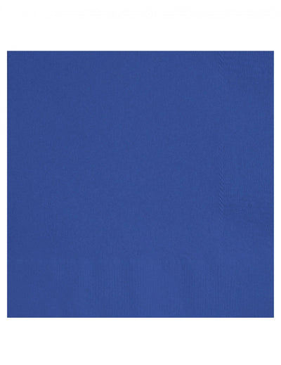 Serviettes en papier pour fête bleu marine