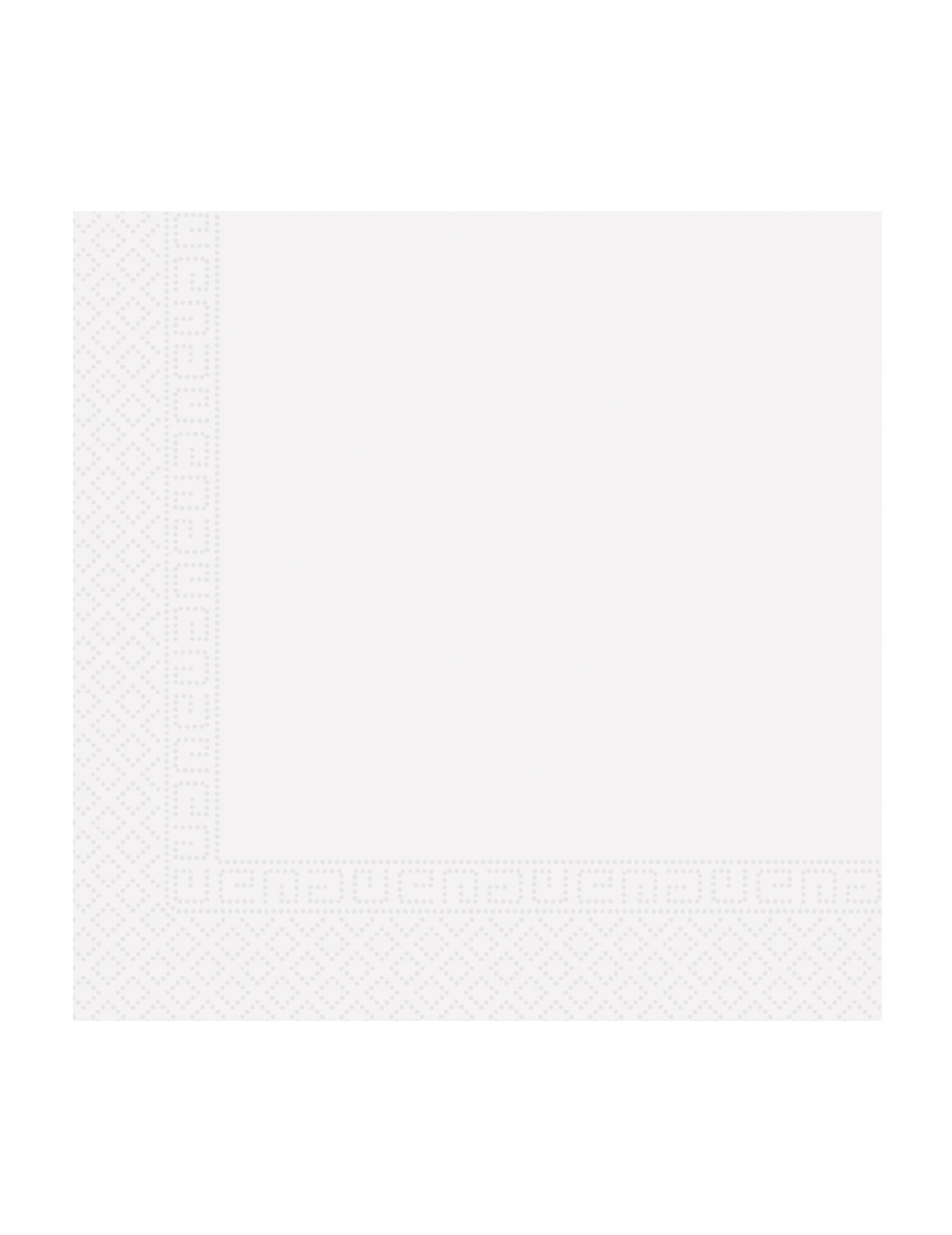 Serviettes en papier home compostable pour fête blanches