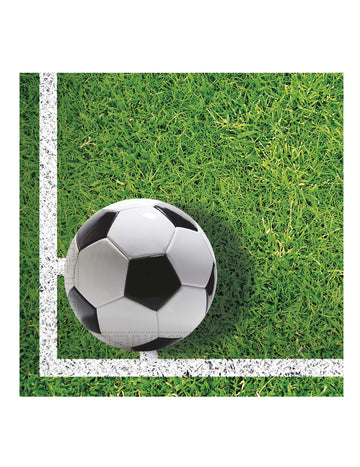 20 db focis party papírszalvéta 33 x 33 cm focipálya mintával 