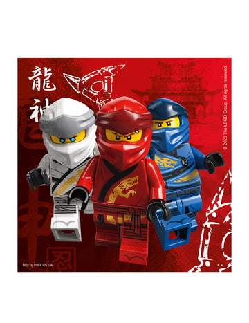 20 fsc lego ninjago 33 x 33 cm -es papírtörülköző