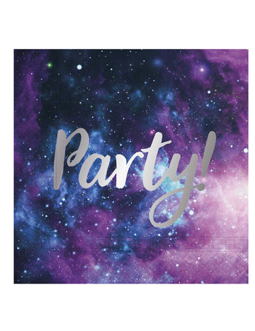 20 db 33 x 33 cm-es Galaxy Party papírszalvéta születésnapra cm 