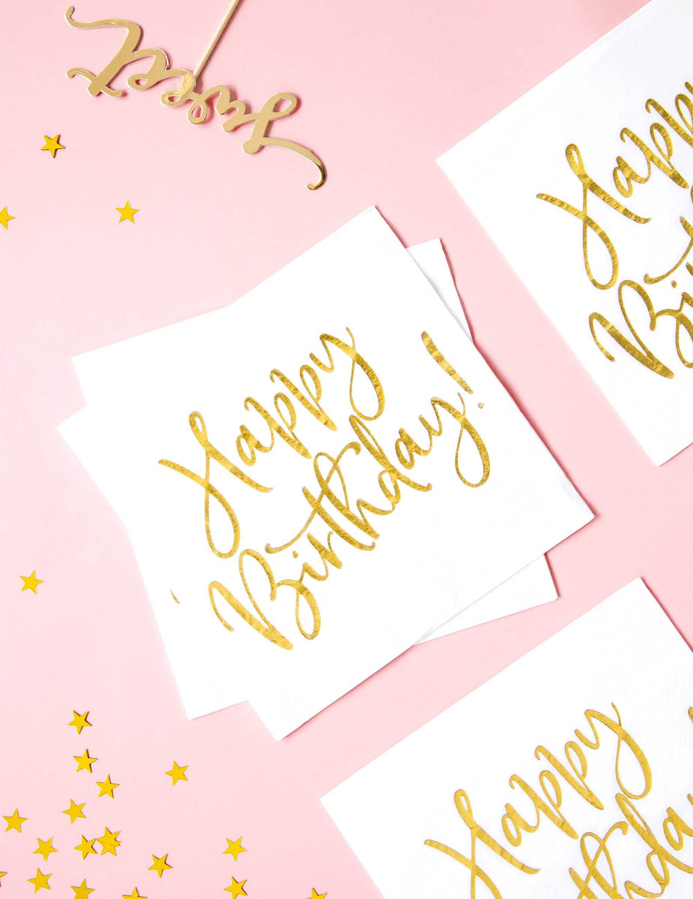 Papírszalvéták Happy Birthday születésnapra