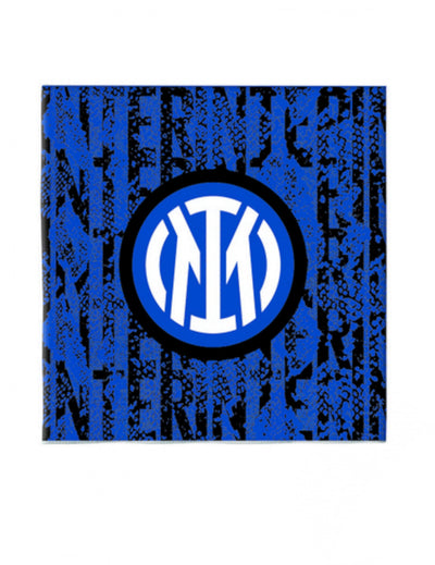 Serviettes en papier Inter™ pour fête bleu et noir