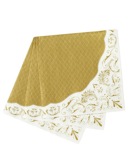 20 darab barokk mintás porcelán papírszalvéta, 33 x 33 cm