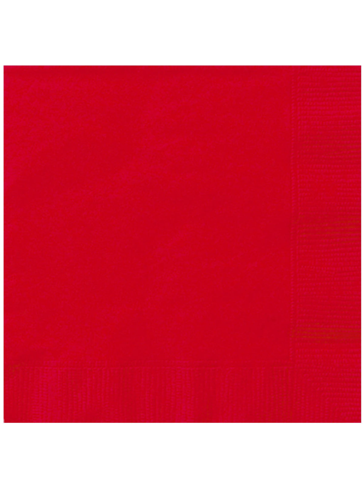 Serviettes en papier pour fête rouges jetables lot de 20