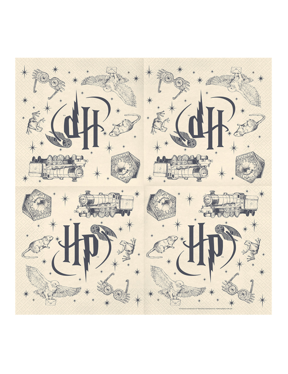 20 Serviettes Harry Potter™ 33 x 33 cm