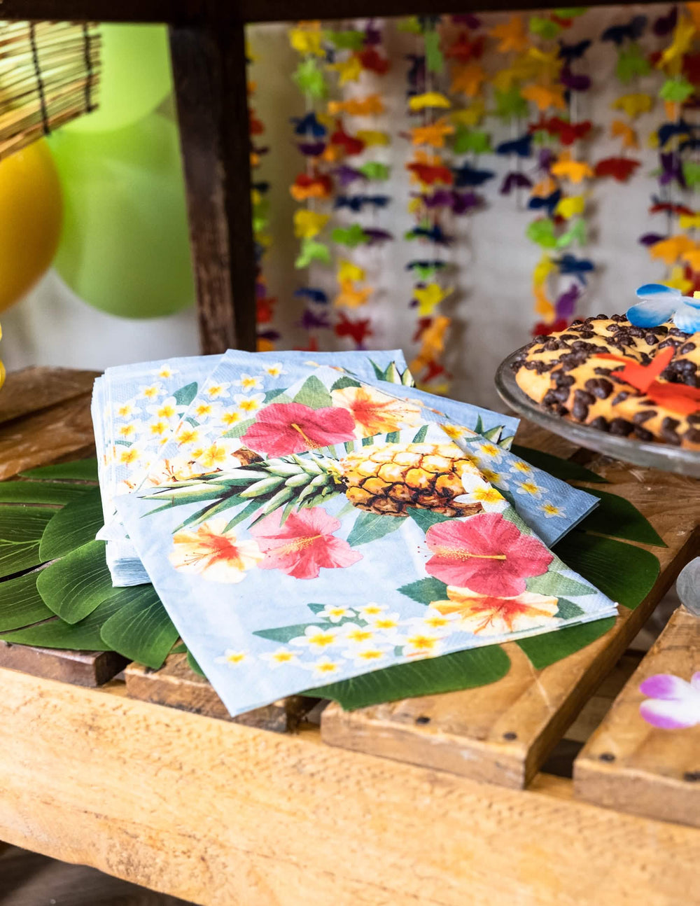 Részlet a Hawaii party szalvétakupacáról