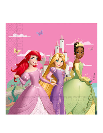20 Disney Princess szalvéták 33 x 33 cm