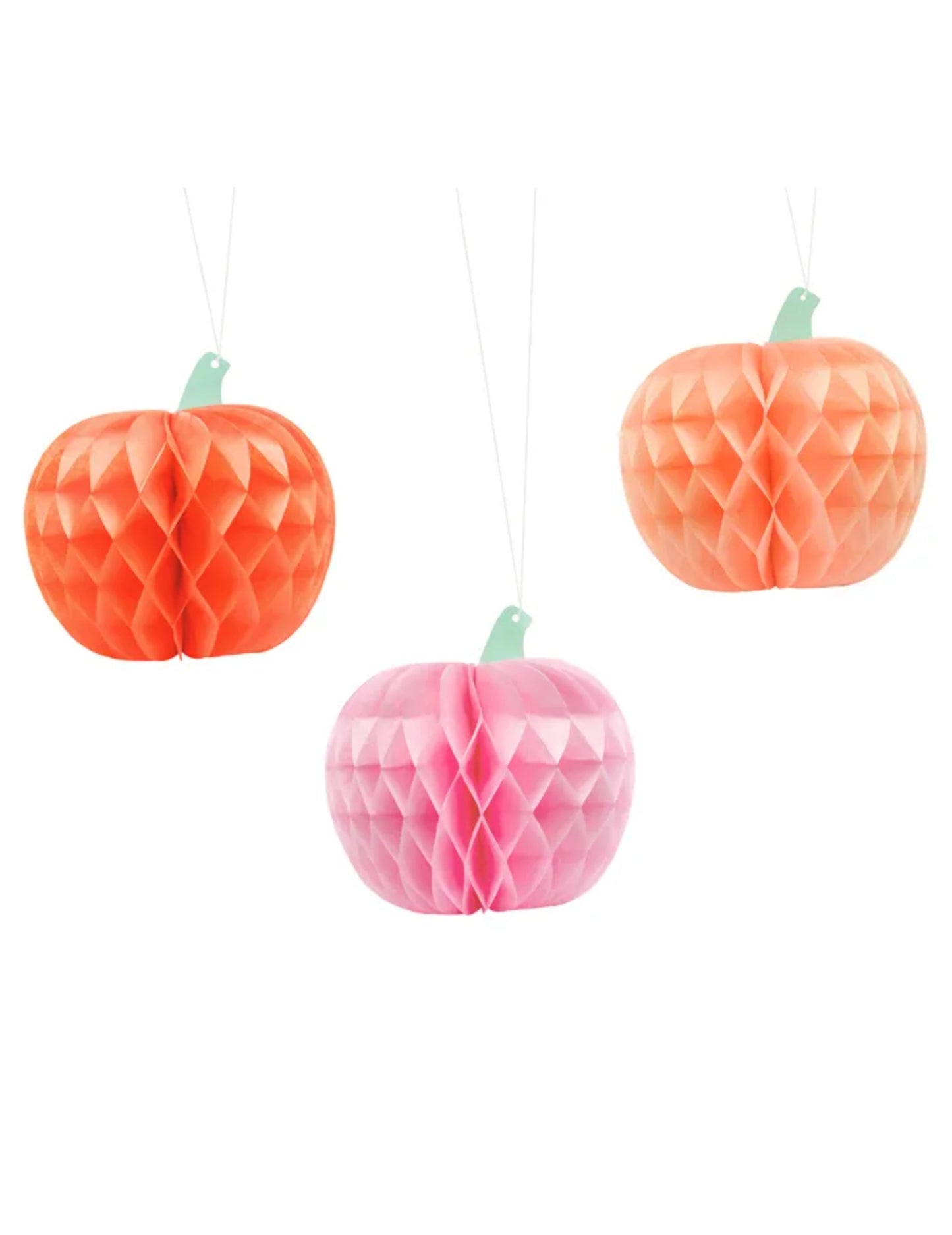 3 méhsejt papírtök 24 cm pasztellszínű függő