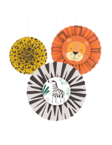 3. Szerezz be Wild Safari függődekorációkat 18-tól 38-ig cm papír