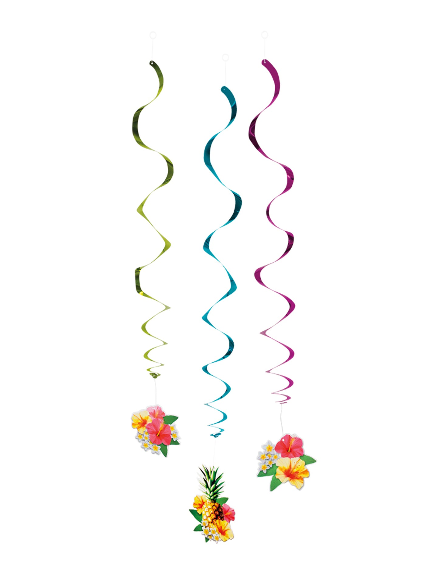 3 Hawaii party függő dekoráció 60 cm