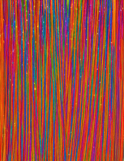 3 többszínű fényes szál 50 cm