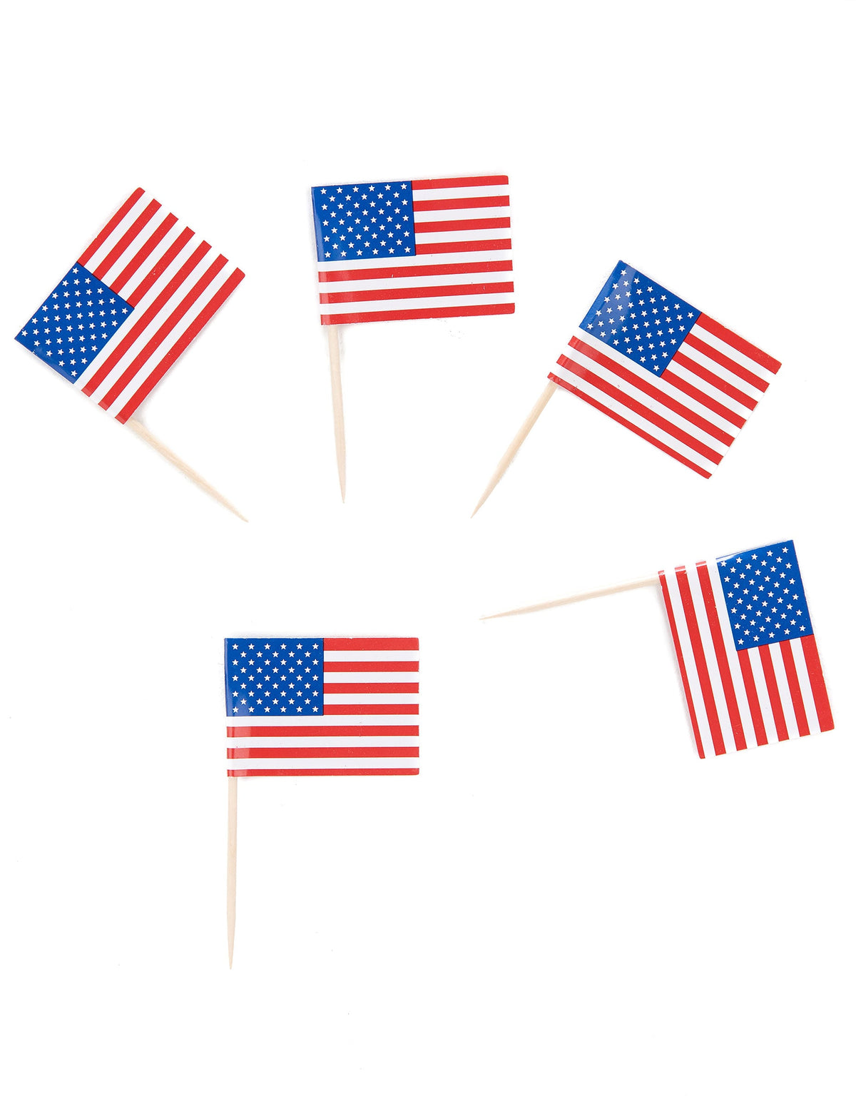 Gros plan sur un pic drapeau USA