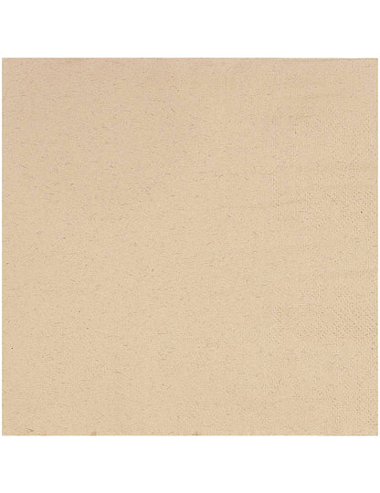 Serviettes en papier kraft pour fête brun