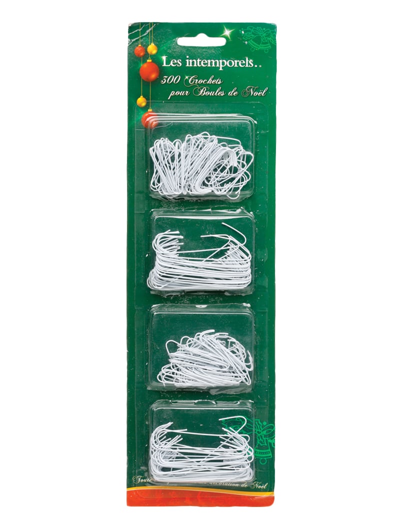 300 karácsonyi gömbdísz akasztó 2 méretben