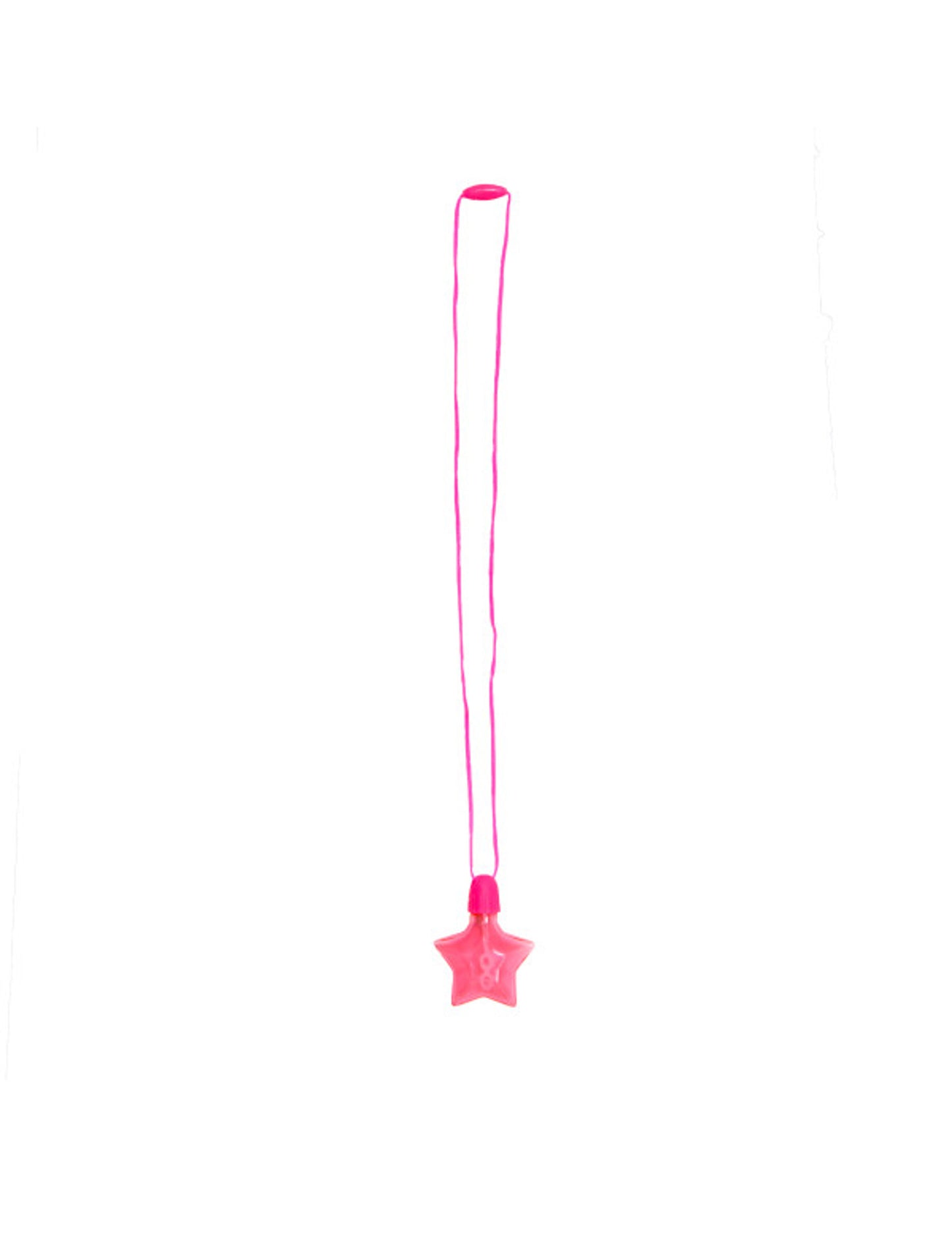 Accessoire piñata flacon bulles étoile pour anniversaire rose en plastique