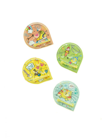 4 accessoires piñata mini jeux pinball en forme de goutte pour enfant multicolores
