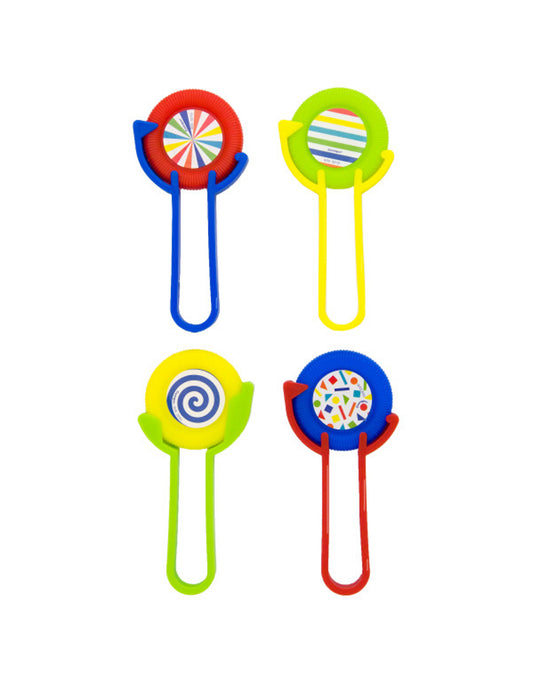 Pistolet à disque accessoires piñata pour enfant lot de 4 multicolores en plastique