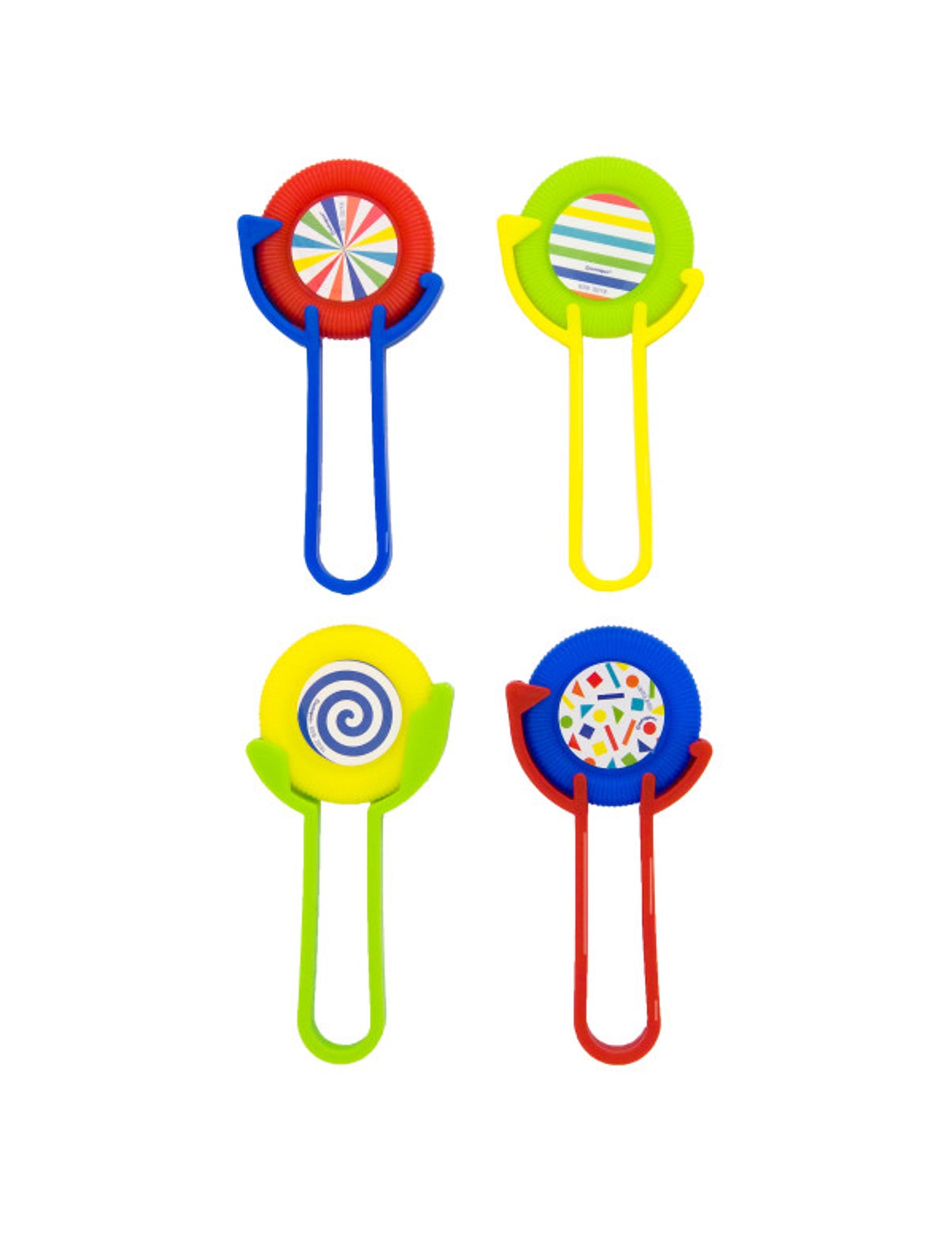 Pistolet à disque accessoires piñata pour enfant lot de 4 multicolores en plastique