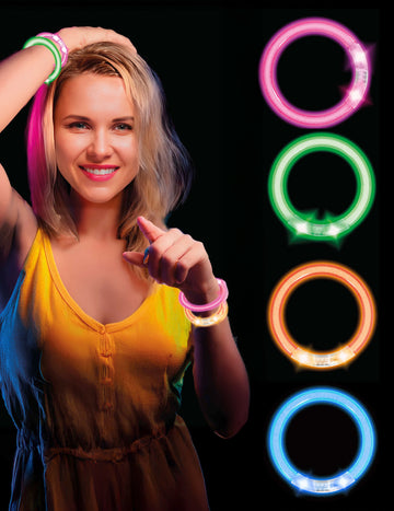 4 LED világító karkötő 