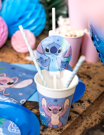 4 db Stitch™ papír medál szívószállal