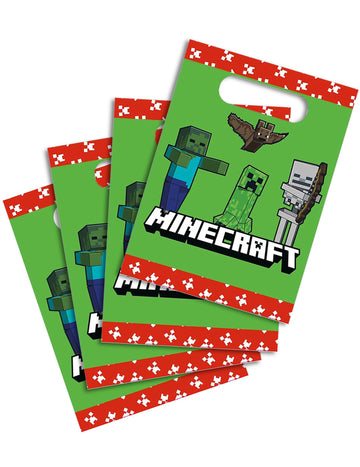 4 Minecraft papír ajándéktáska