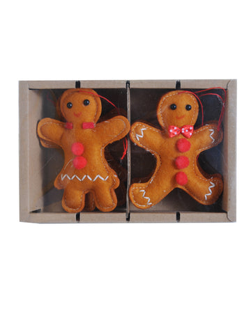 4 mézeskalács dísz 10 cm fenyőfára