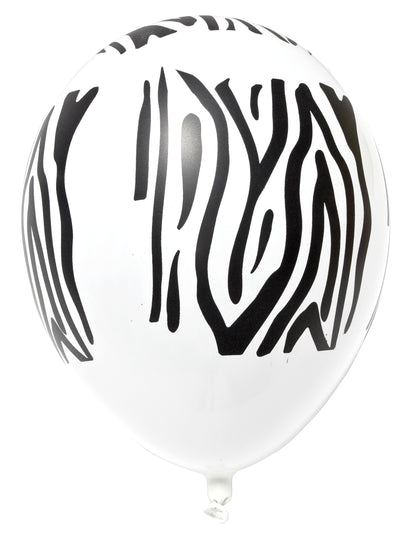 5 szafari mintás latex lufi 29 cm a szavanna állatai