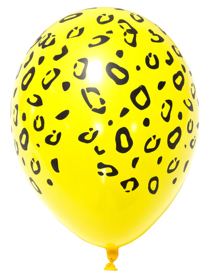 5 szafari mintás latex lufi 29 cm a szavanna állatai