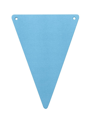 5 db türkiz DIY karton zászló, 21 x 15 cm 