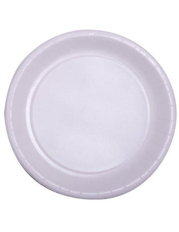 50 darabos fehér papírtányér csomag ünnepségre